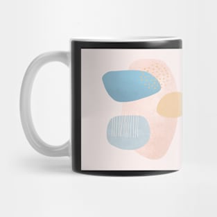 Abstract pastel art painting "balance" Mug